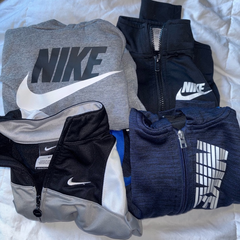 24mo / 2T Nike Sweatshirt LOT - 4 sweatshirtsrts
